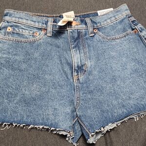 Victoria's Secret PINK Light Blue Women's High Waisted Shorts